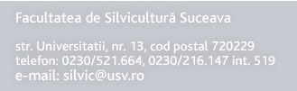 Facultatea de Silvicultura Suceava - Homepage